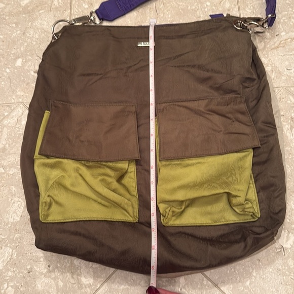 Etro Milano Made in Italy Shoulder Travel Bag Waterproof Paisley Pockets - Picture 8 of 11